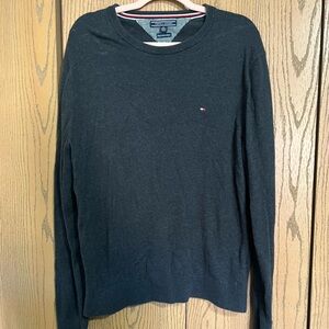 Tommy Hilfiger Black and Gray cashmere Sweater